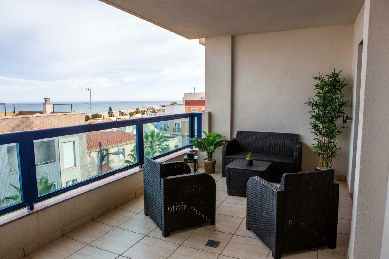 Apartment Las Sirenas, Wifi 100 Mb, Sea View Roquetas de Mar Buitenkant foto